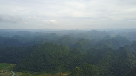 bac son valley vista, lush green fields, serene and expansive nature view