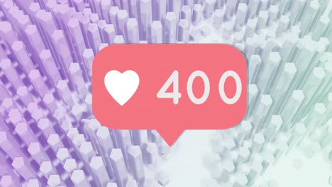 animación de iconos de medios sobre formas