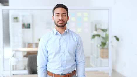 retrato de un hombre de negocios confiado de pie