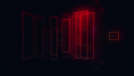 glow rectangles rotating themself