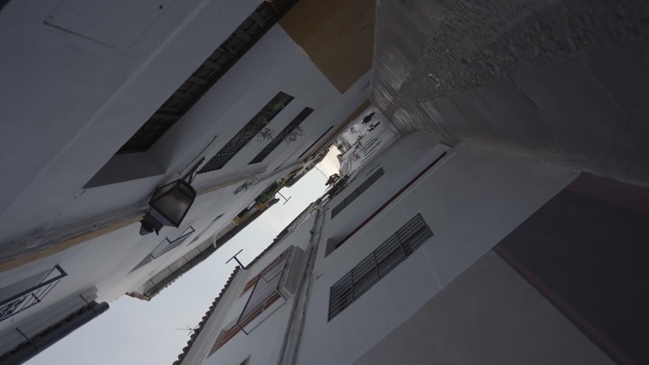 Narrow Alleyways Between Buildings