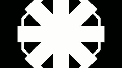 gráficos en movimiento de caleidoscopio