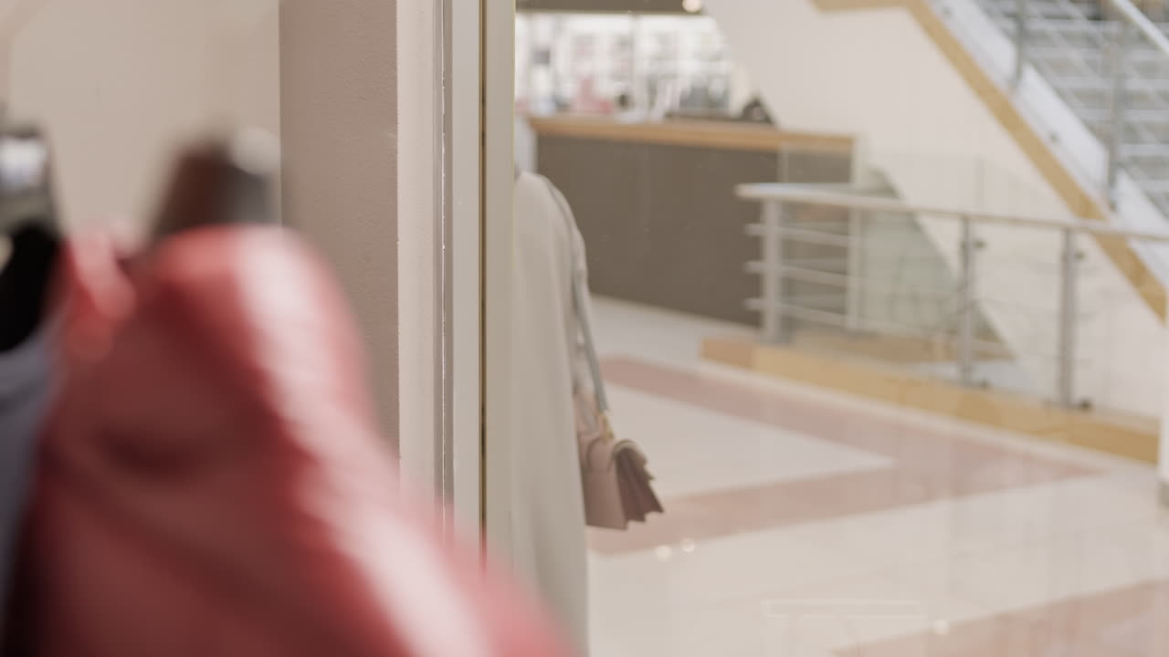 Woman Shopping in a Mall