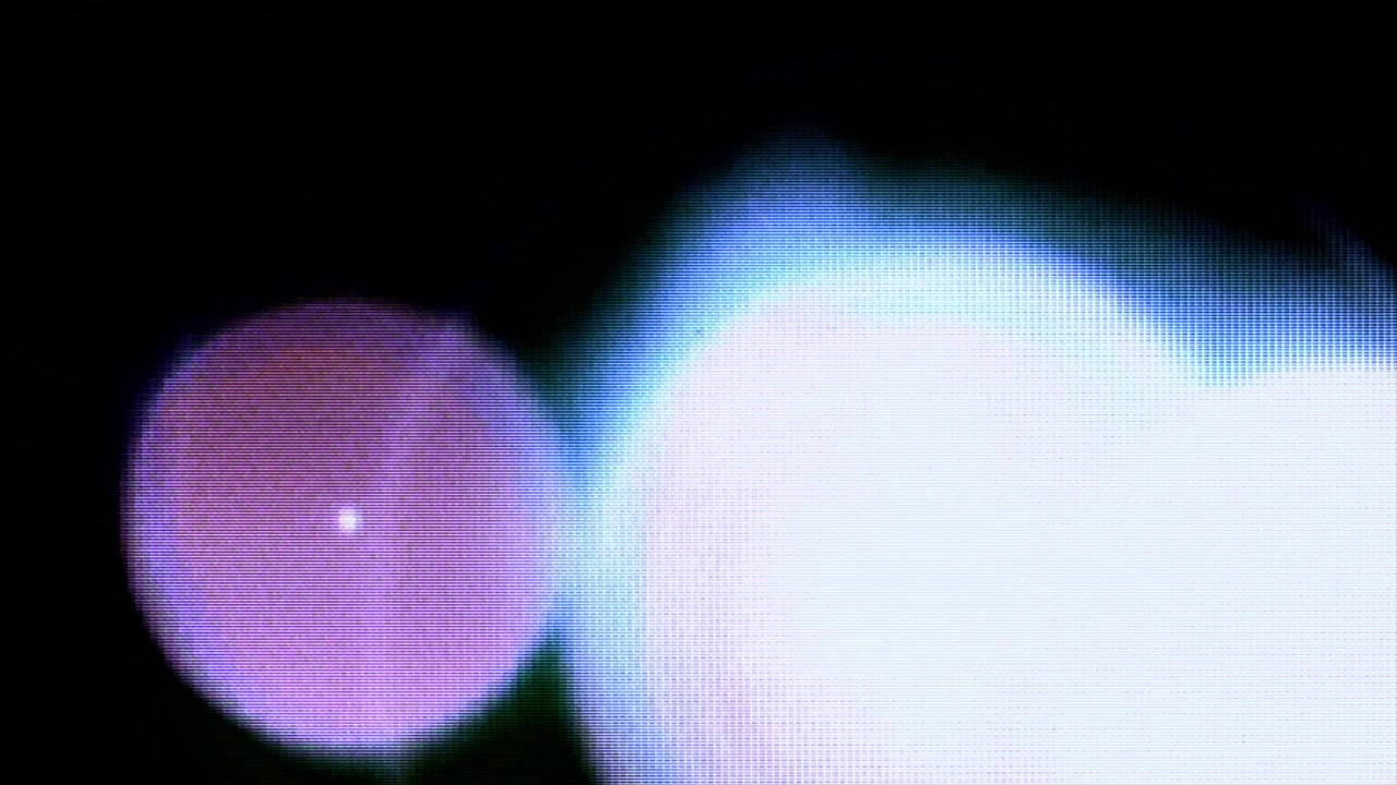 Dynamic Blue and Purple Light Leaks with Lens Flares