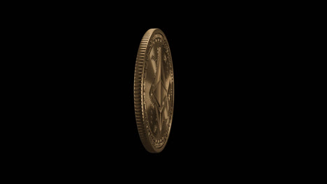 un bucle de bobina ethereum con un canal alfa