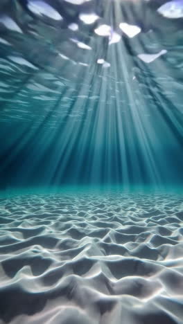luz solar bajo el agua