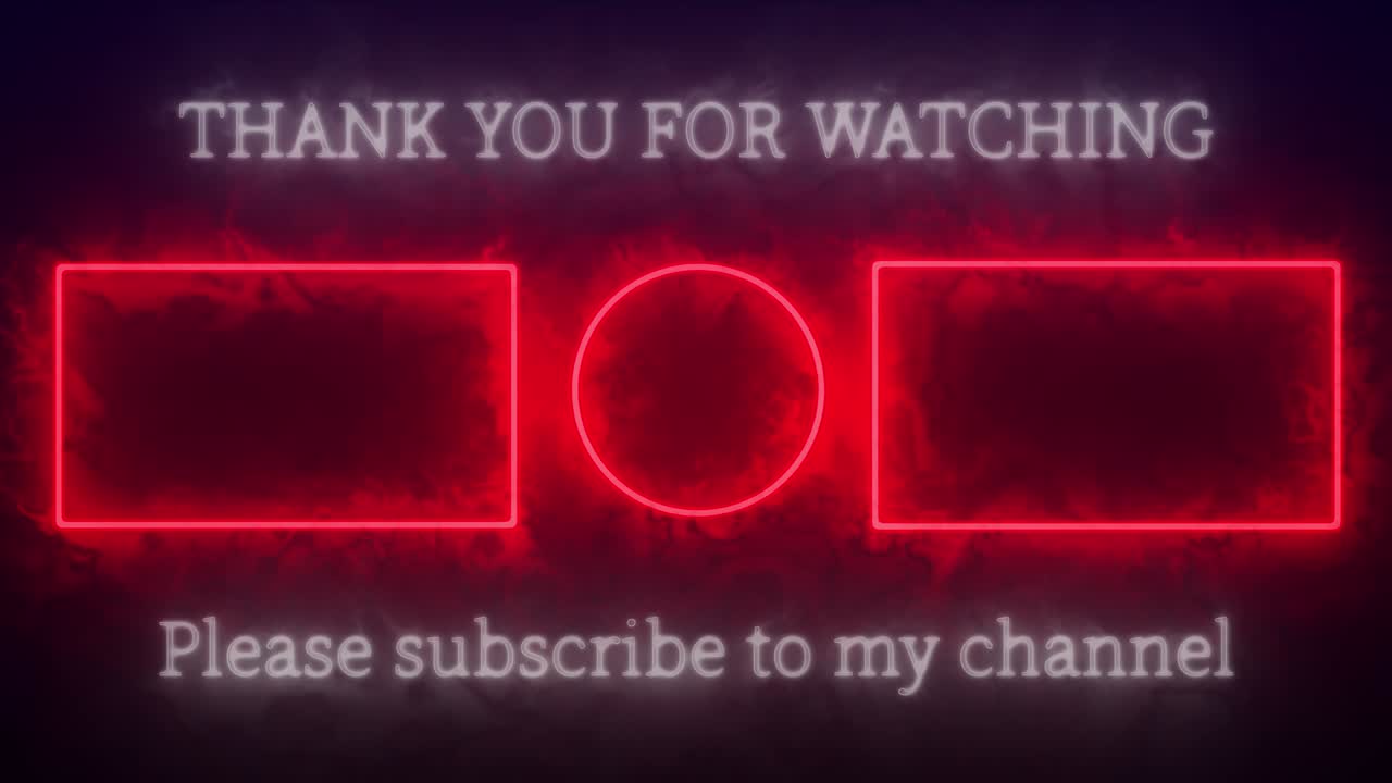 반이는 끝 카드 끝 화면 모션 그래픽