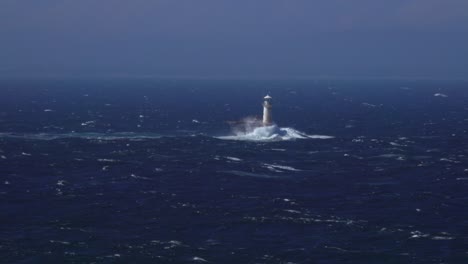 a storm in the indian ocean making big waves