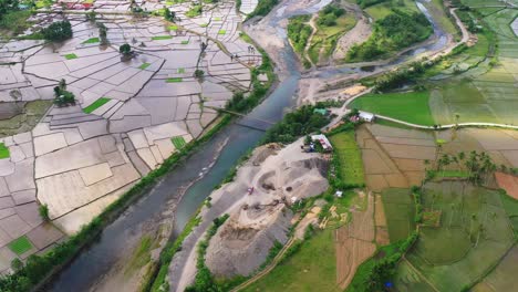 Quarry-Site-At-Riverside-In-Large-Farming-Community-At-Southern-Leyte,-Philippines