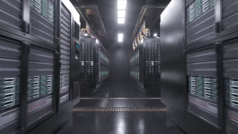 Modern-Data-Network-Center-Servers