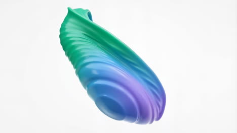 abstract gradient 3d render