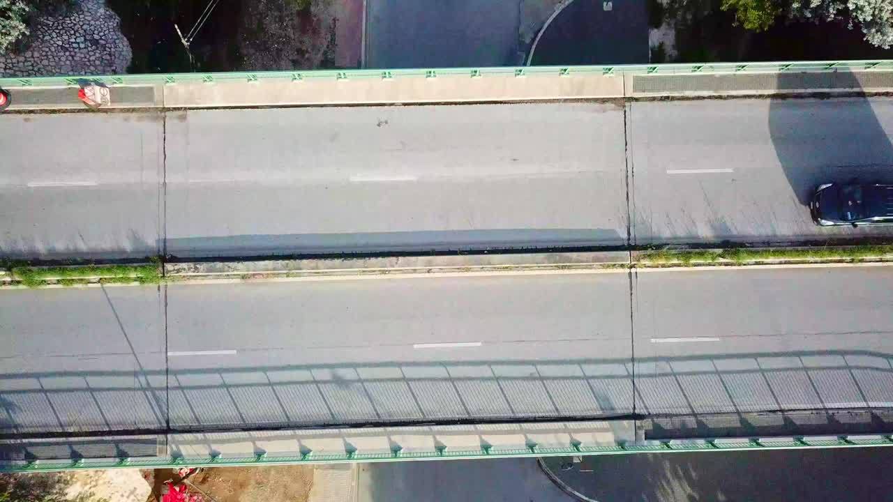 빌렘스타드 거리, 네덜란드 큐라소 섬, 캐리비안 바다의 공중 전망