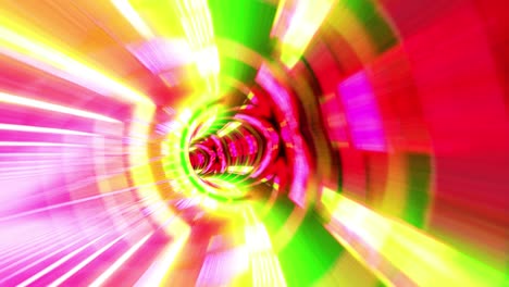 futuristic technology abstract background. abstract science fiction energy tunnel in space. network, big data, data center, server, vj, internet, speed, laser show. moving forward. 3d animation in 4k