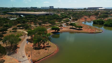 city park in brasília, brazil. the largest urban park in south america