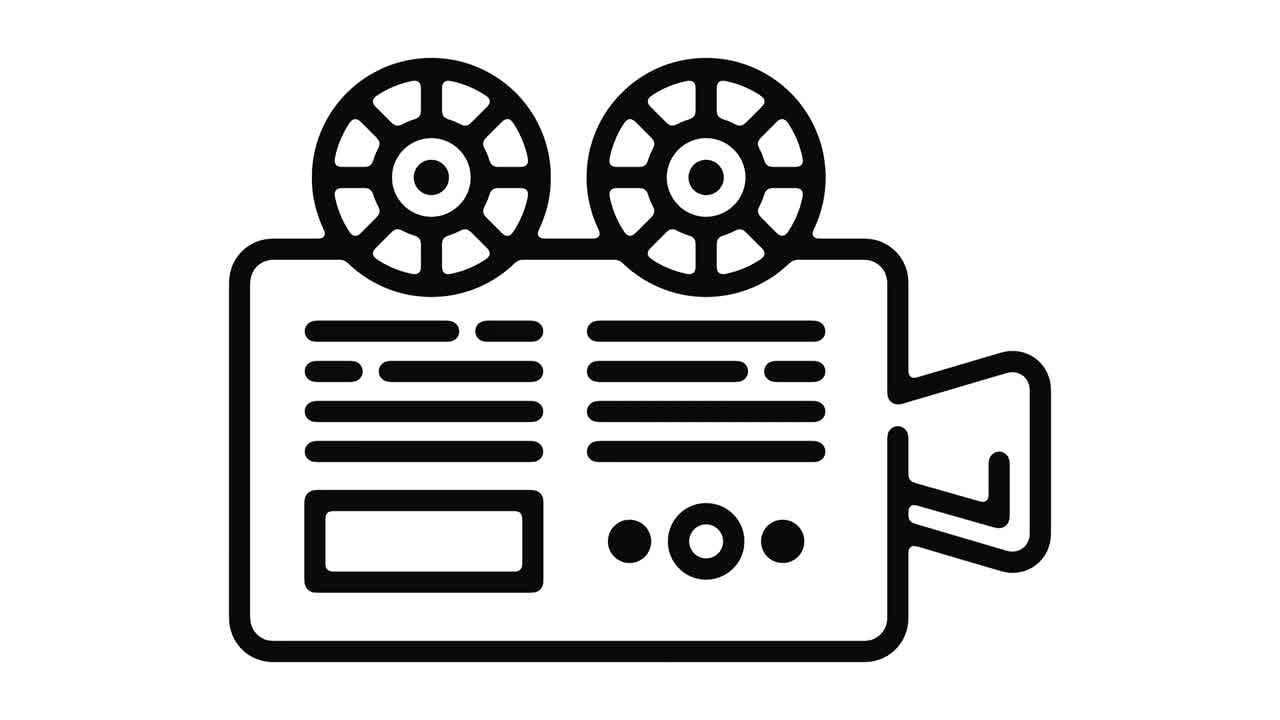 영화 라인 모션 그래픽