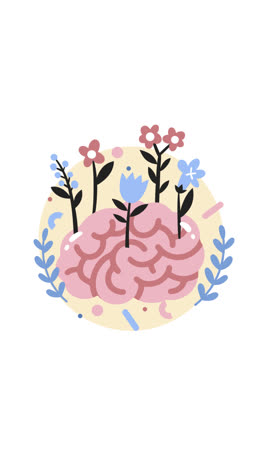 Motion-Graphic-of-Hand-drawn-flat-mental-health-stickers