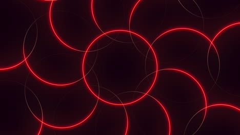 an image showcasing a red circular pattern on a black backdrop, suitable for design purposes like websites or posters, offering a visually striking element for a myriad of creative projects