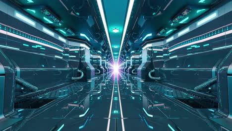 spaceship or science lab.