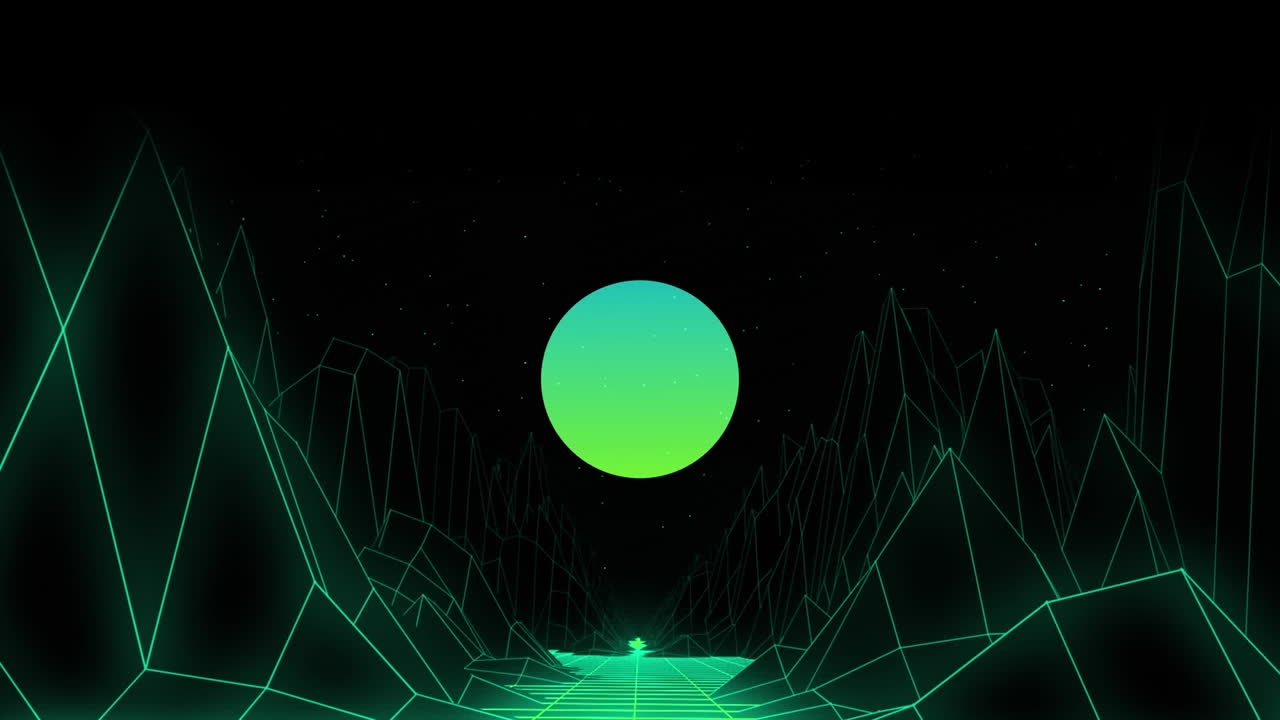 Animation of flash sale text over flash and neon tunnel