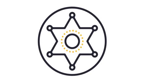 animación del icono de la aplicación de la ley
