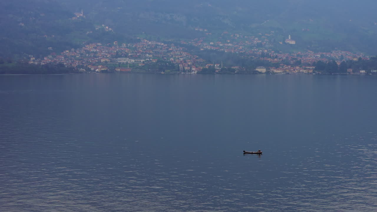 Lake Como, on an overcast day