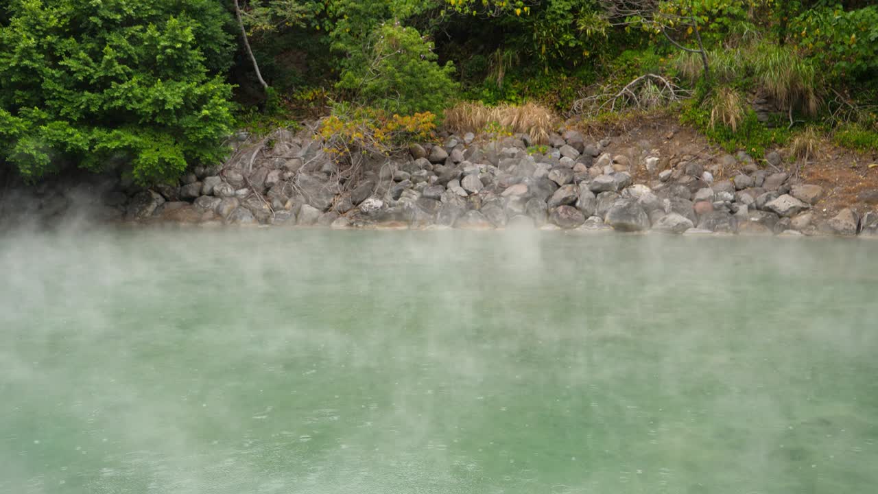 대만 타이베이의 베이투에 있는 온천.
