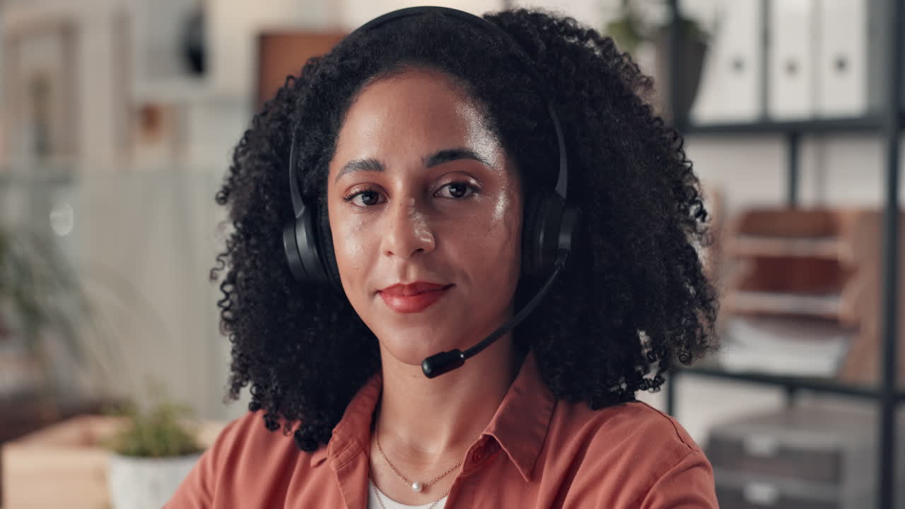 Woman with Headset