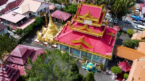 dhammikarama burmese temple in the historic city of penang, malaysia