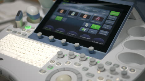 ultrasound machine interface