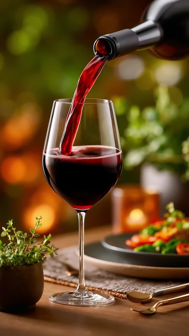 포도주 잔 에 은 포도주 한 잔 을 부어 놓는 것