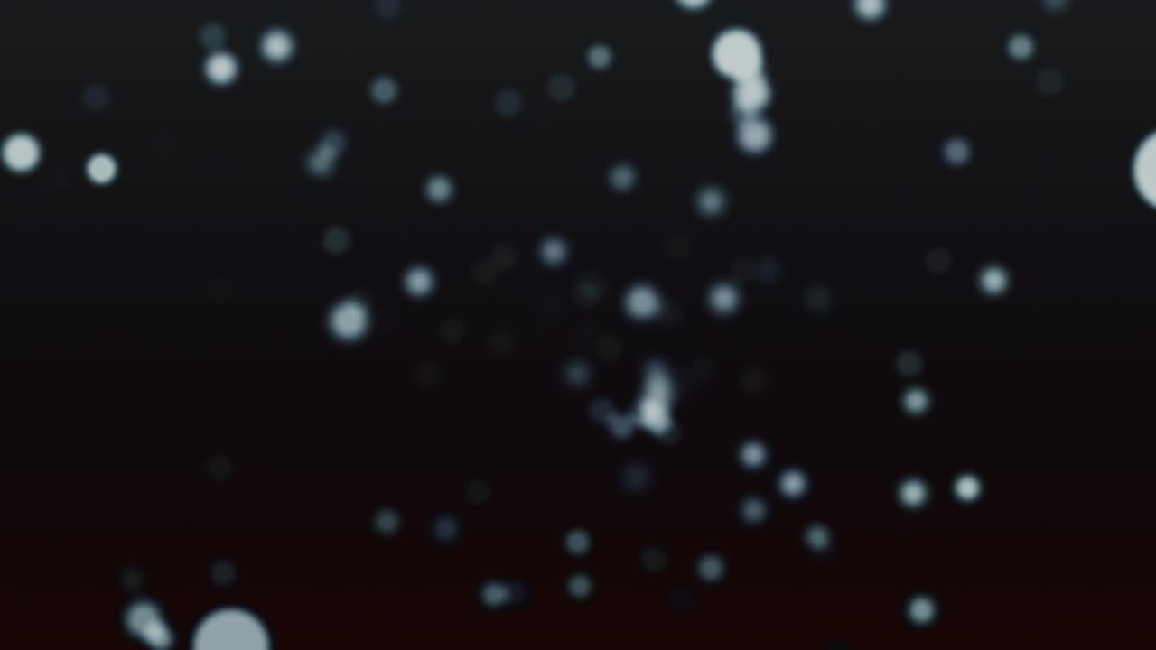 Beautiful flow down moving blur bokeh bubbles lights Seamless loop motion on black background. pastel particle on black background can use as overlay or motion titles cinematic background loop.