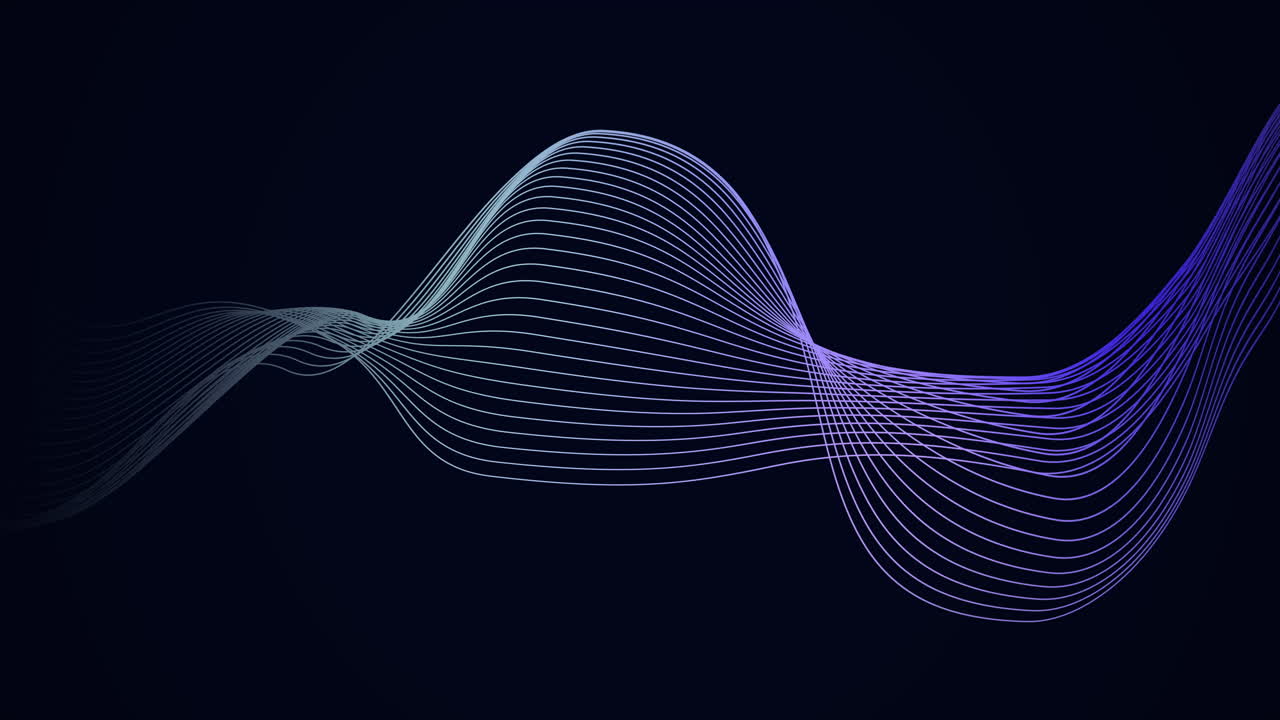 animación de la red de conexiones con transferencia de datos sobre fondo negro
