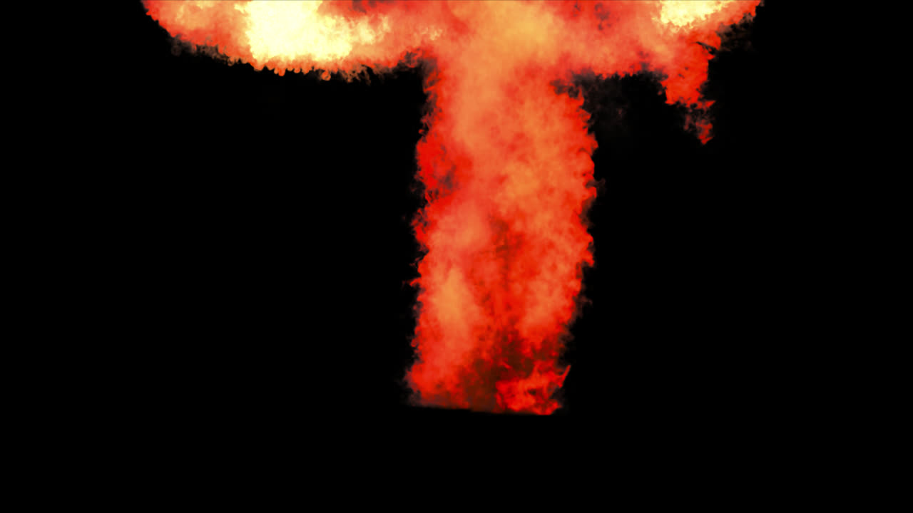 efectos visuales de la explosión