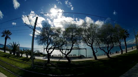 frente de playa tropical