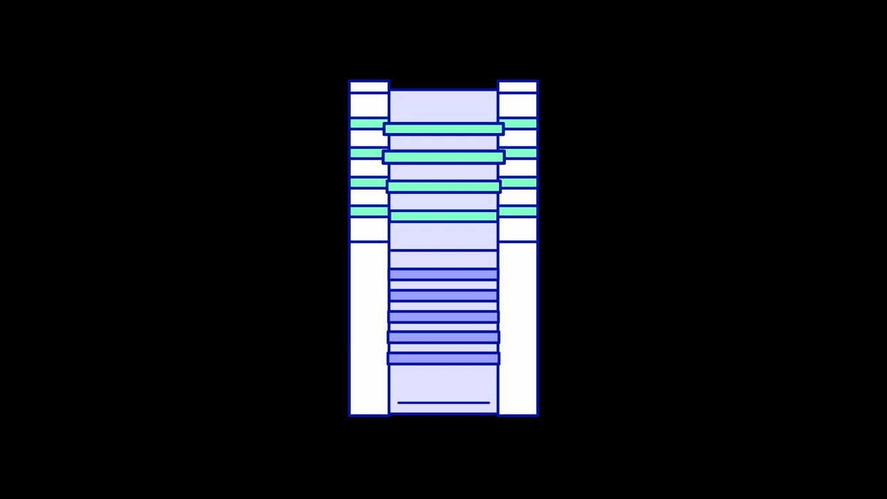 Digital Animation of Servers Being Installed into a Data Center Rack