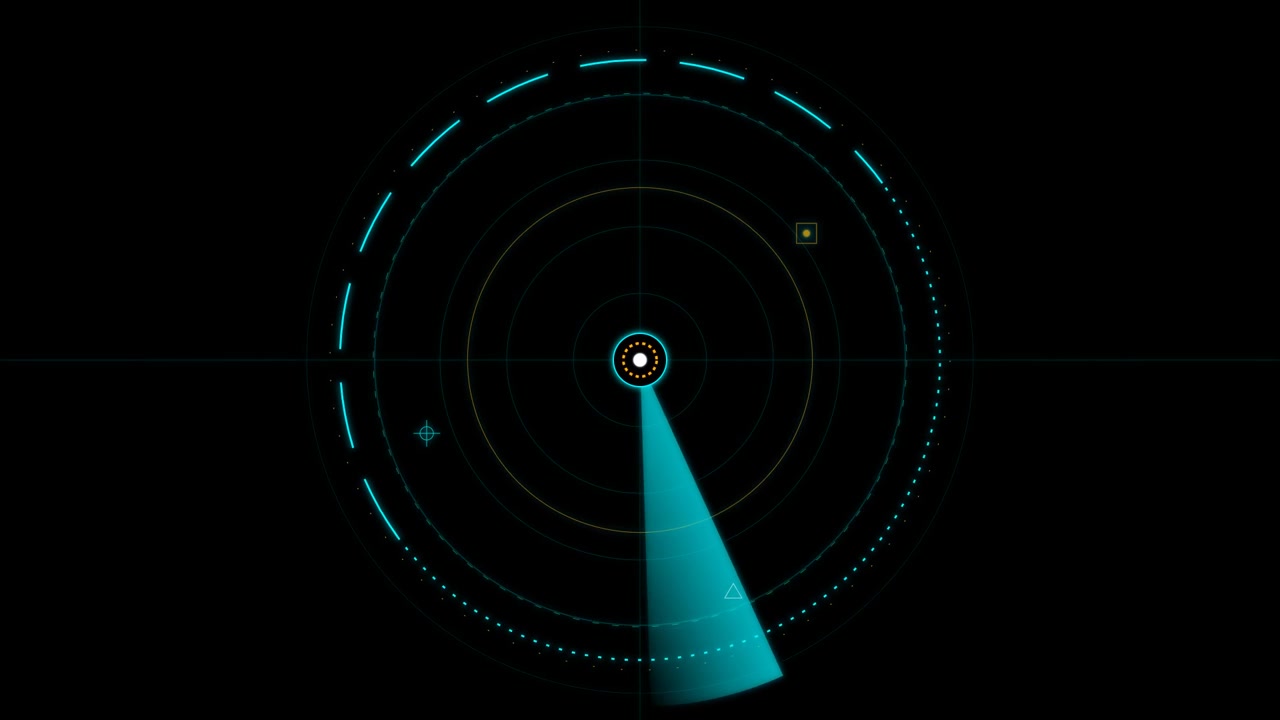 Schermo Radar Digitale in Scansione per Obiettivi