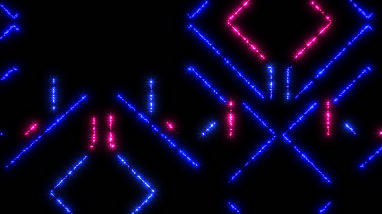 Digital lines pattern on computer screen