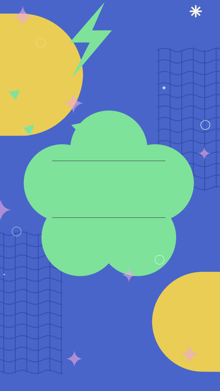 gráfico de movimiento de diseño plano plantilla de gráficos en negrita