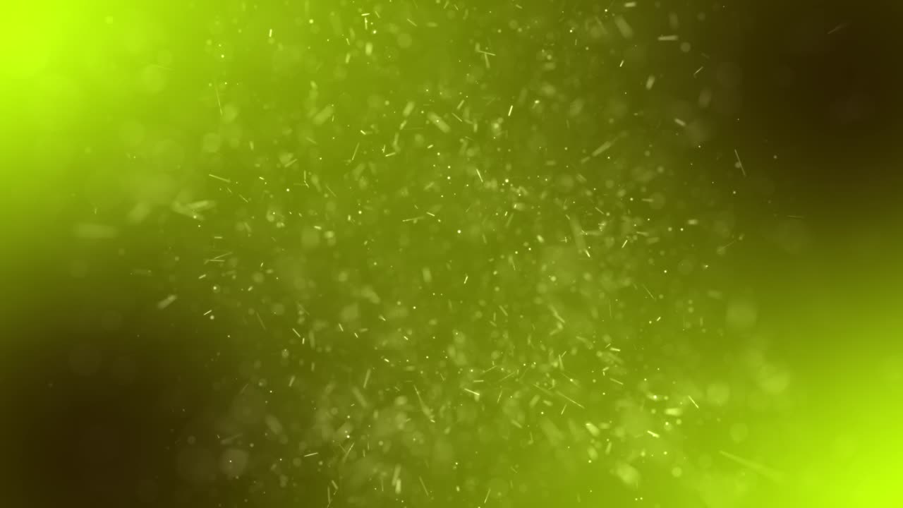 자연스러운 눈은 부드러운 초록색에 고립되어 떨어집니다. 회전하는 눈송이 날씨 요소. 에테리얼, 강렬한, 폭풍. 눈이 오는 꿈.