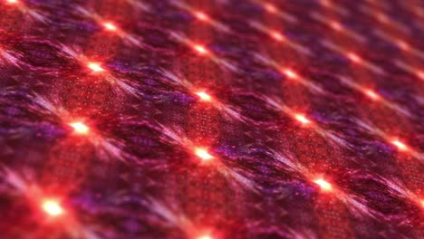 abstract glow pink red star light grid loop. 4k 3d beautiful light pattern, modern cyber hi-tech for intro, title, vj dj loop, transition. abstract holographic grid mosaic glow grid matrix motion graphic.