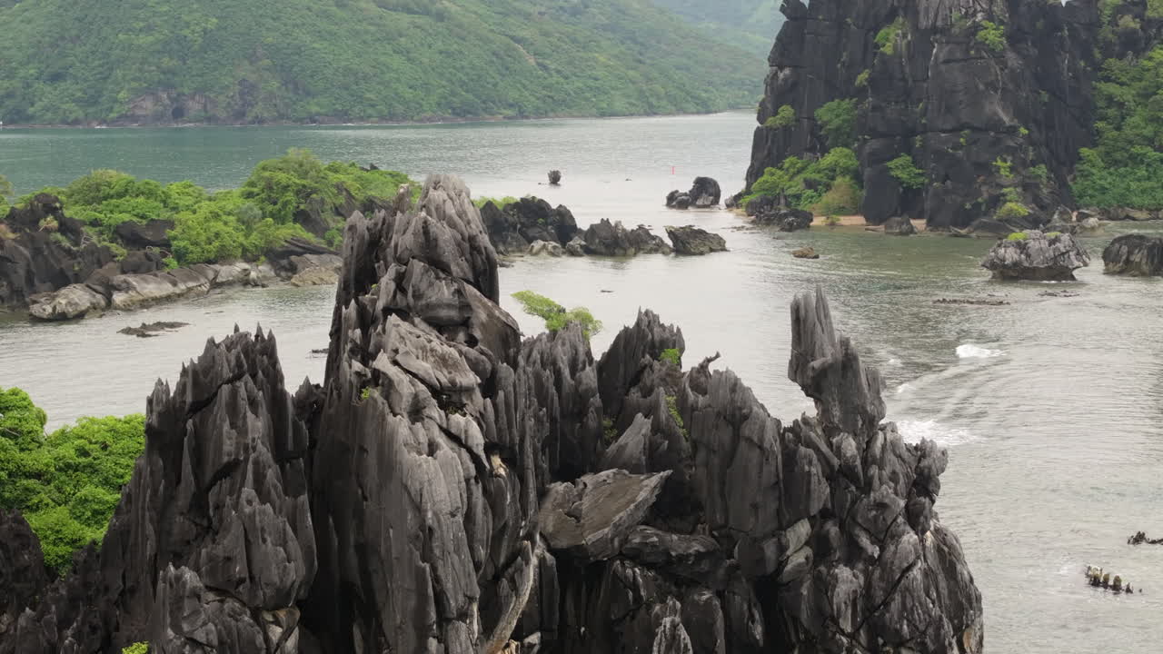 Scenic Coastal Landscape with Rock Formations
