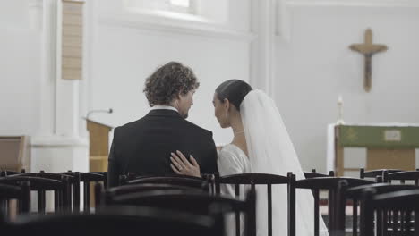 wedding ceremony in church