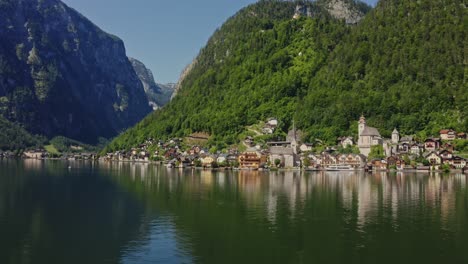 hallstatt village by the lake