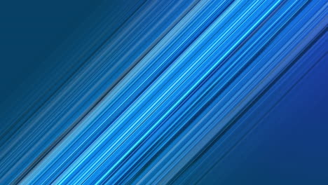 animation of streaking diagonal blue parallel lines, with blue and white lines passing, on black