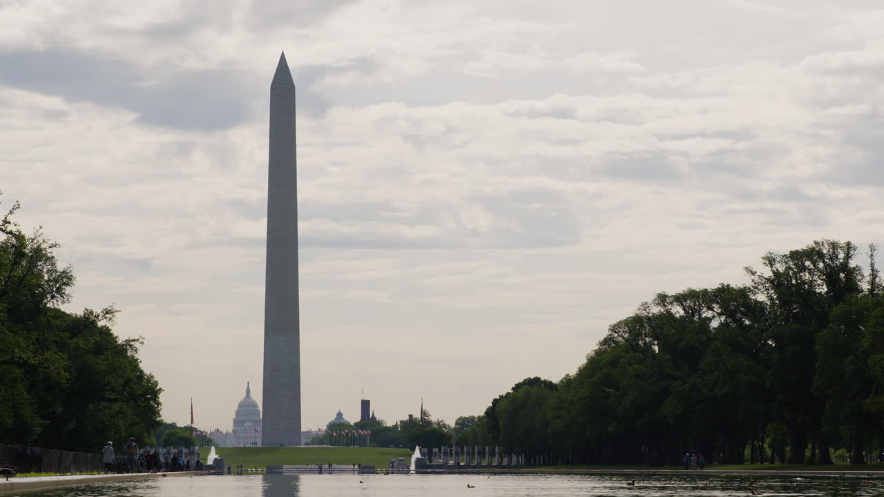 foto fija del monumento a washington en la capital de los estados unidos