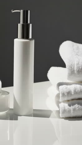 stack of white towels