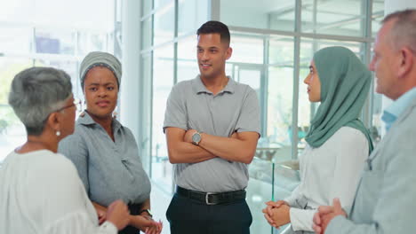 meeting, training and explaining with a female