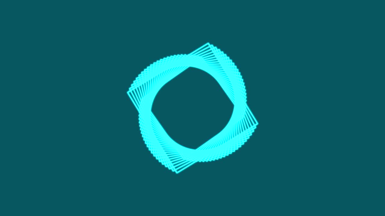 patrón de espiral de neón geométrico abstracto