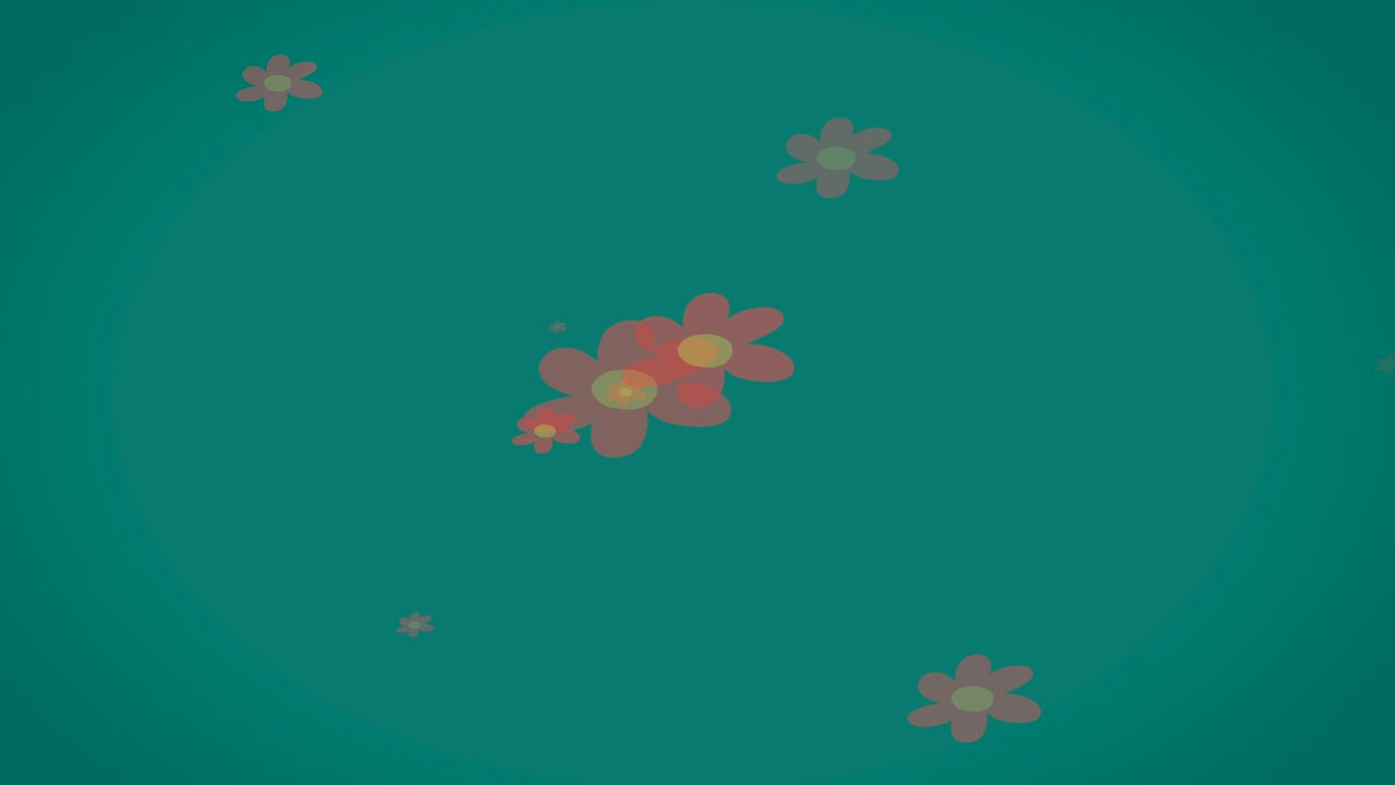 움직이는 꽃 비디오