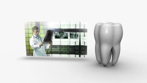 Montage-of-dental-workers-on-white-background